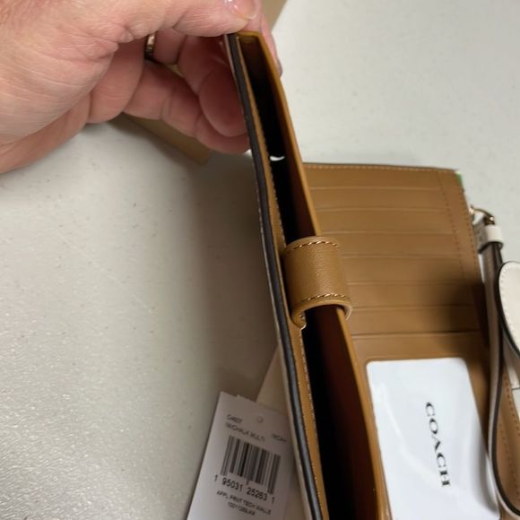 Coach Apple Print Tech Wallet With Apple Print - Picture 5 of 8